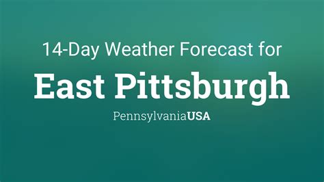 14 day weather forecast for pittsburgh - Be prepared with the most accurate 10-day forecast for Pittsburg, NH with highs, lows, chance of precipitation from The Weather Channel and Weather.com 